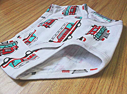 ZEBZOO Boys Pajamas Underwear 5 Pieces Set Cars Toddler Briefs Long Sleeve Sleepwear Shorts 100% Cotton PJ for Toddler Size 10