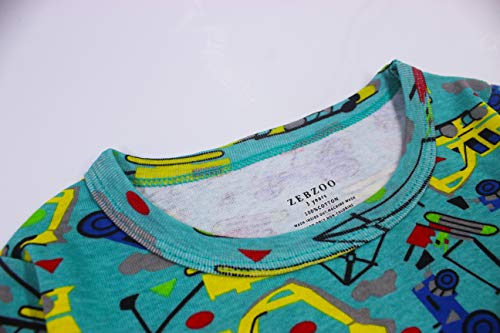 Boys' Little Kid 5-Piece Cotton Pajama & Underwear Set for 2-12 Years Long Sleeve Short Sleeve Sleepwear & Briefs