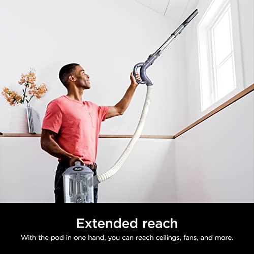 Shark Navigator Upright Vacuum for Carpet and Hard Floor with Lift-Away Handheld HEPA Filter, and Anti-Allergy Seal (NV352), Lavender