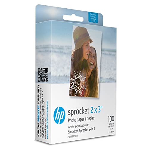 HP Sprocket Photo Paper | 2x3 | 100 sheets