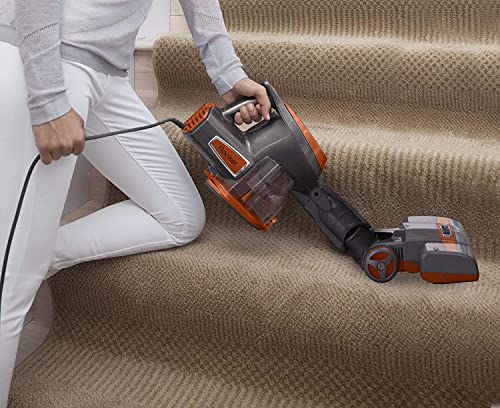 SharkNinja HV301 Rocket Stick Vacuum, Orange and Gray - Renewed