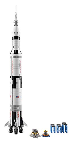 LEGO Ideas NASA Apollo Saturn V 21309 Outer Space Model Rocket for Kids and Adults, Science Building Kit (1969 Pieces)