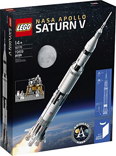 LEGO Ideas NASA Apollo Saturn V 21309 Outer Space Model Rocket for Kids and Adults, Science Building Kit (1969 Pieces)