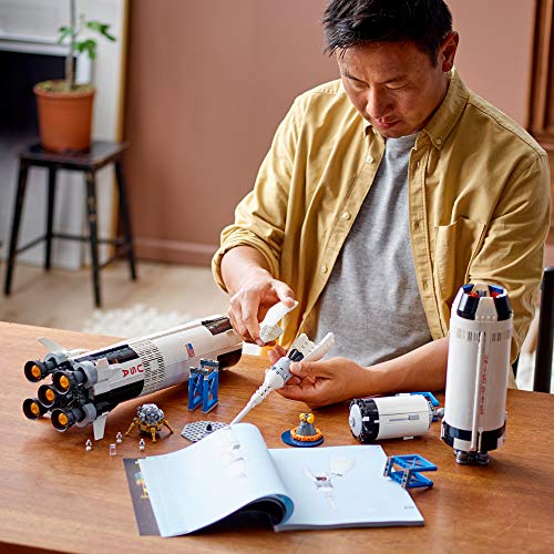 LEGO Ideas NASA Apollo Saturn V 21309 Outer Space Model Rocket for Kids and Adults, Science Building Kit (1969 Pieces)