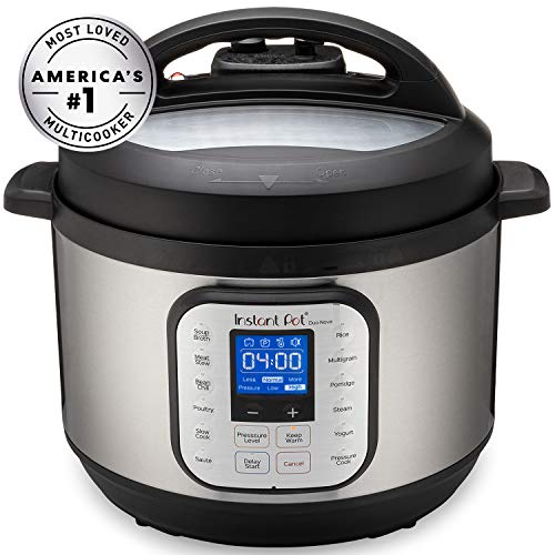 Instant Pot Duo Nova 7-in-1 Electric Pressure Cooker, Slow Cooker, Rice Cooker, Steamer, Saute, Yogurt Maker, Sterilizer, and Warmer, 10 Quart, 14 One-Touch Programs