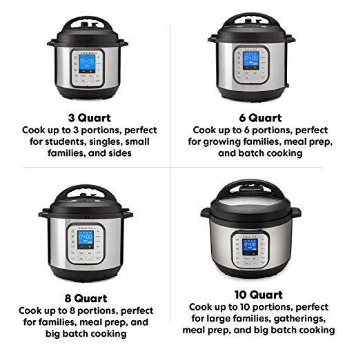 Instant Pot Duo Nova 7-in-1 Electric Pressure Cooker, Slow Cooker, Rice Cooker, Steamer, Saute, Yogurt Maker, Sterilizer, and Warmer, 10 Quart, 14 One-Touch Programs