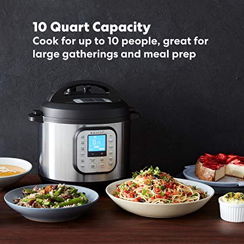 Instant Pot Duo Nova 7-in-1 Electric Pressure Cooker, Slow Cooker, Rice Cooker, Steamer, Saute, Yogurt Maker, Sterilizer, and Warmer, 10 Quart, 14 One-Touch Programs