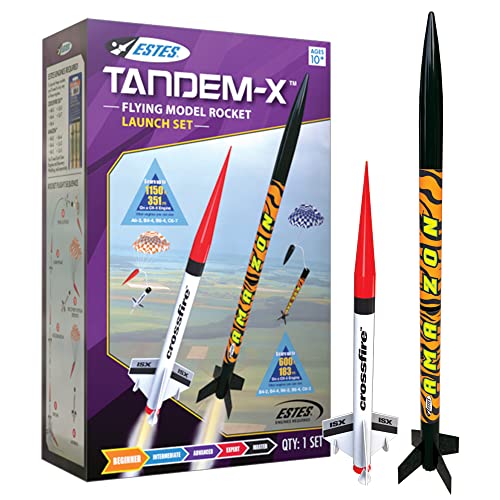 Estes Tandem-X Flying Model Rocket Launch Set