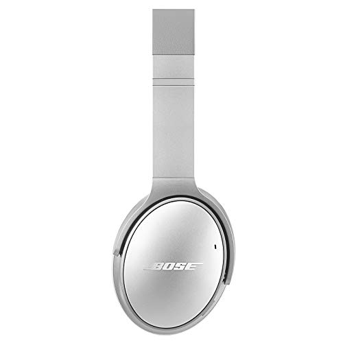 Bose QuietComfort 35 II Noise Cancelling Bluetooth Headphonesâ Wireless, Over Ear Headphones with Built in Microphone and Alexa Voice Control, Silver