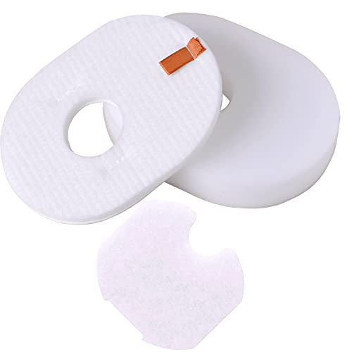 Laukowind for Shark Rocket HV300 HV301 HV300W HV302 HV305 HV310 UV450 Shark XFFV300 Rocket Foam Felt Filter Kit 2 Pack Vacuum Filters Filter Kit