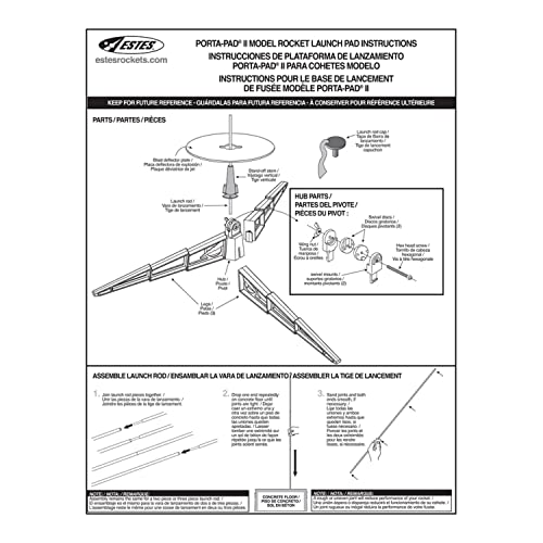 Estes 302215 Porta-Pad II Launch Pad