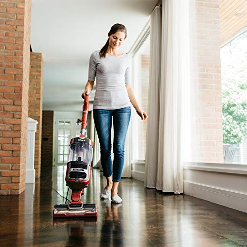 Shark Navigator Upright Vacuum with Lift-Away, Zero-M Anti-Hair Wrap Technology, Anti-Allergen + HEPA Filter and Swivel Steering (ZU561), Red Peony