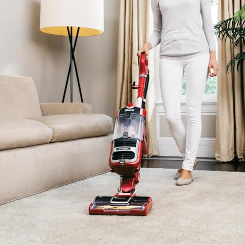 Shark Navigator Upright Vacuum with Lift-Away, Zero-M Anti-Hair Wrap Technology, Anti-Allergen + HEPA Filter and Swivel Steering (ZU561), Red Peony
