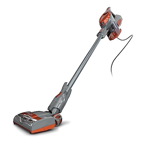 Shark Rocket Ultra-Light Corded Bagless Vacuum for Carpet and Hard Floor Cleaning with Swivel Steering and Car Detail Set (HV302), Gray/Orange