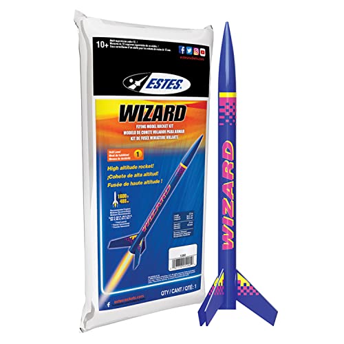Estes 1292 Wizard Flying Model Rocket Kit