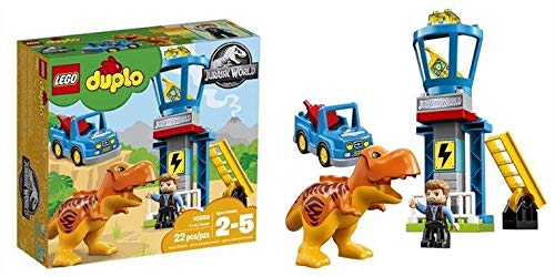 LEGO DUPLO Jurassic World T. rex Tower 10880 Building Blocks (22 Pieces)