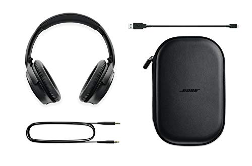 Bose QuietComfort 35 II Wireless Bluetooth Headphones, Noise-Cancelling, with Alexa voice control - Black