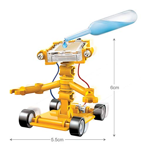 4M Green Science Salt Water Powered Robot Kit - Green Energy Robotics STEM Toys Educational Gift for Kids & Teens, Girls & Boys