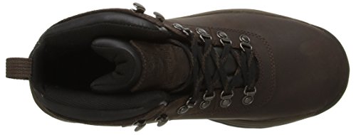 Timberland Men's Flume Mid Waterproof Hiking Boot, Dark Brown, 9.5