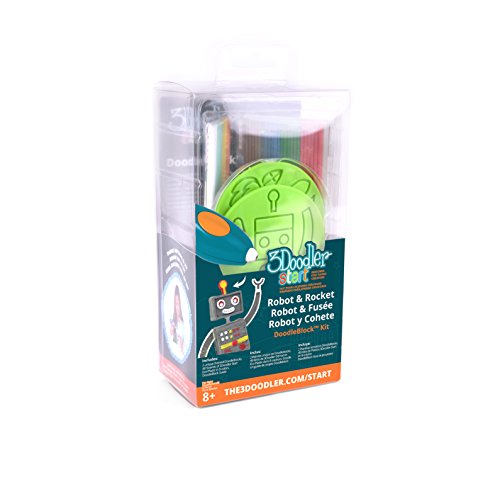 Robot+Rocket Doodleblock Kit with Refill Filaments - 3Doodler