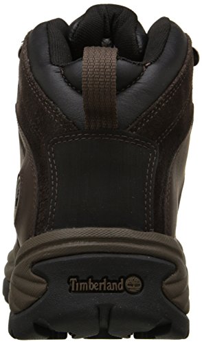 Timberland Men's Flume Mid Waterproof Hiking Boot, Dark Brown, 8