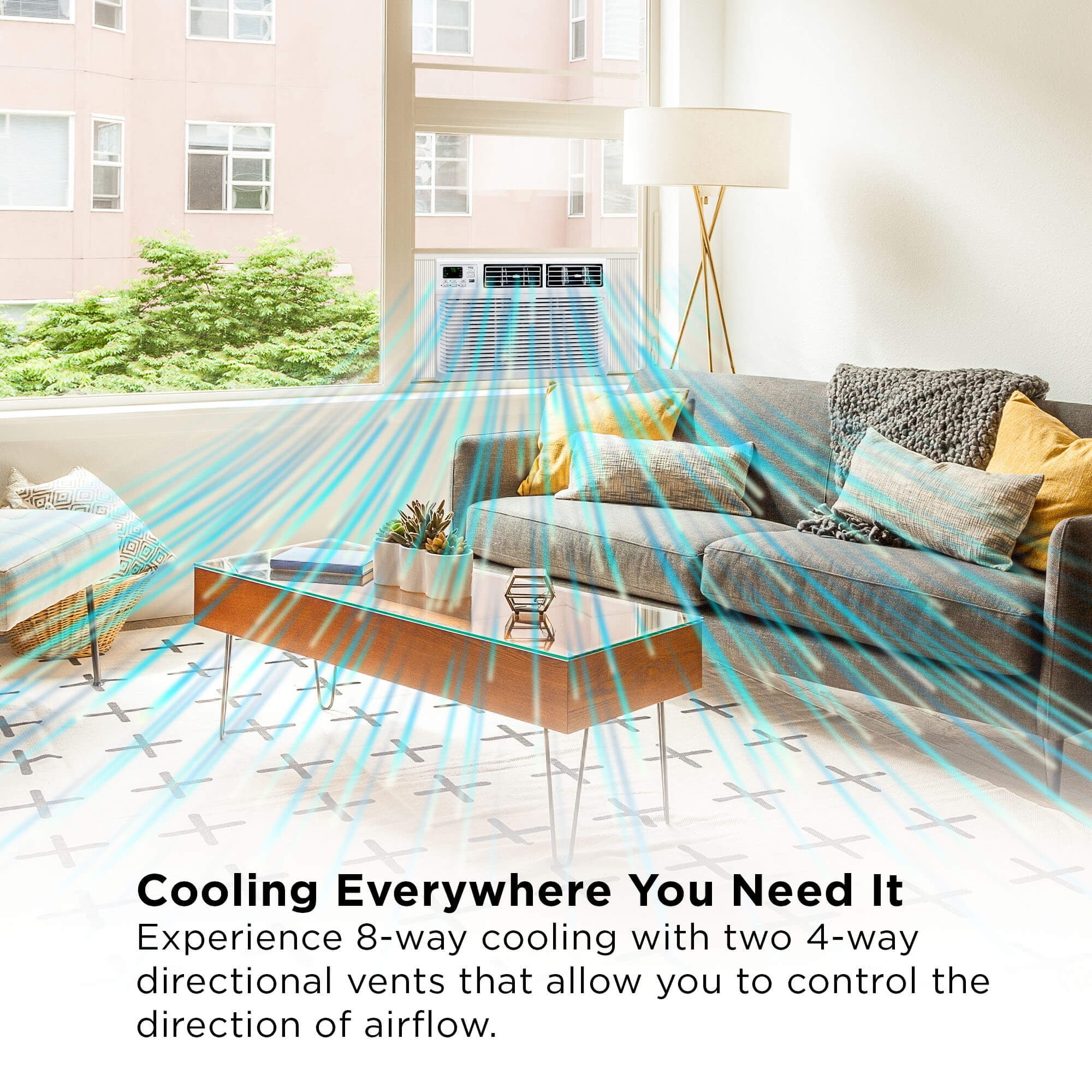 Smart Window Air Conditioner with Remote Control