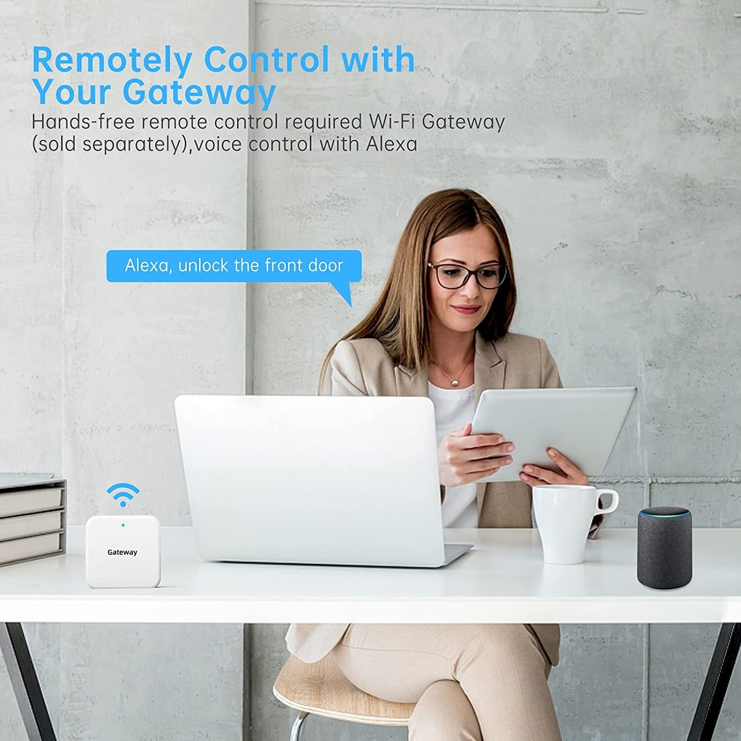 Fingerprint Smart Lock with Touchscreen Keypad