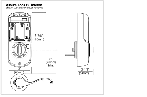 Yale Touchscreen Door Lock in Satin Nickel