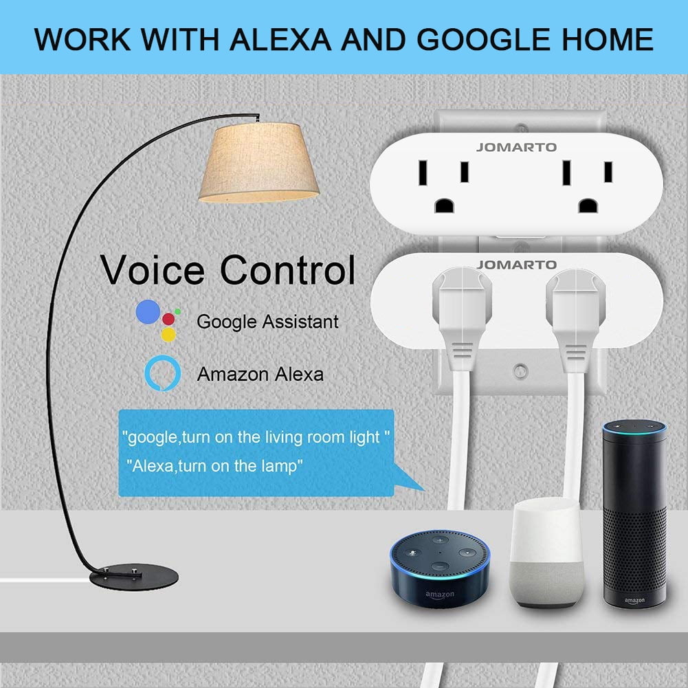 2-Pack Smart Plug for Echo Plus/Show with Energy Monitoring