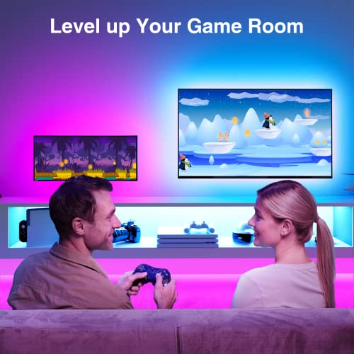 Smart WiFi LED TV Backlight Compatible with Alexa/Google Home