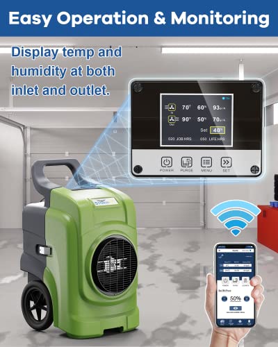 WiFi Smart Commercial Dehumidifier - 125 PPD