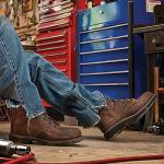 Justin Pulley 8" Men's Square Toe Work Boots