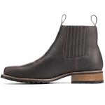 Men's Square Toe Cowboy Boots, Slip-On Style