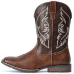 Men's Square Toe IUV Cowboy Boots - Durable Classic