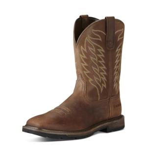 Ariat Men's Groundbreaker Square Toe Steel Work Boots
