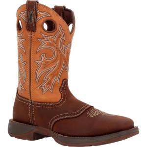 Durango Men's Rebel Square Toe Boots, Brown/Tan