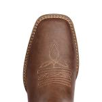 Men's Square Toe Chelsea Cowboy Boots - Brown