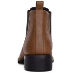 Men's Square Toe Chelsea Cowboy Boots - Brown