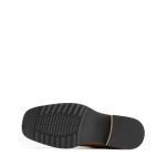 Men's Brown Square Toe Slip-On Cowboy Boots