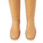 Gothictor Women's Wide Calf Square Toe Knee High Boots