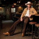 Men's Brown Square Toe Slip-On Cowboy Boots