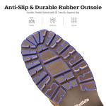 Men's Rollda Square Toe Cowboy Boots - Brown/Black