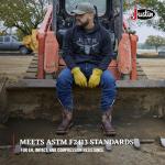 Justin Derrickman 12" Waterproof Square Toe Work Boots