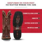 Justin Derrickman 12" Waterproof Square Toe Work Boots