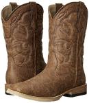 Roper Men's Tan Square Toe Scout Boots