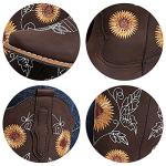 Women’s Square Toe Cowboy Boots with Sunflower Design