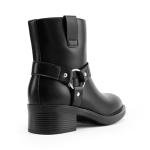 DREAM PAIRS Women’s Black Square Toe Ankle Boots