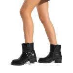 DREAM PAIRS Women’s Black Square Toe Ankle Boots