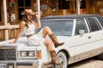 Women’s Square Toe Mid Calf Cowboy Boots