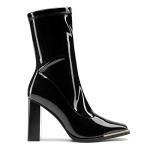 DREAM PAIRS Women's Square Toe Gogo Boots - Black